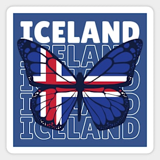 I Love Iceland // Iceland Flag // Icelandic Pride Magnet